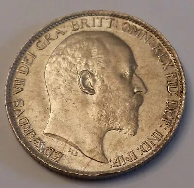 1905 King Edward VII Silver Sixpence UNC And Scarce • £250