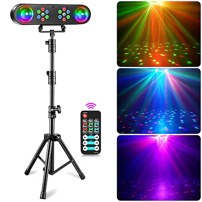 RGB DJ Light With Stand Telbum Party Light Set Mobile Lighting Magic Ball Strobe • $85.49