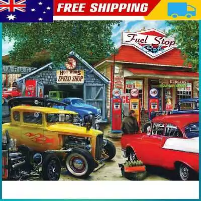 Oil Paint By Numbers Picture DIY Drawing Street Car Handmade Gift For Adult • $15.39