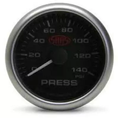 Saas 52mm 2 Inch Car Oil Pressure Gauge Black Face Multi Colour • $91.99