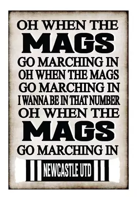 £4.99 • Buy Metal Signs Newcastle  Football Mancave Bar Pub Garden Vintage Retro Garage Shed