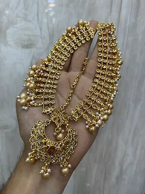 Gold  Matha Patti Head Piece Maang Tikka  Jewelry • $30