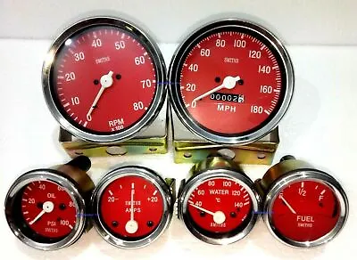 $45.50 • Buy FIT FOR Smiths  Kit- Elec Temp + Oil + Fuel + Amp Gauge+Speedometer +Tacho 100 M