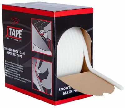 J Tape Soft Edge Foam Masking Tape 13mm X 50m Part: 1013.1350 • £17.50