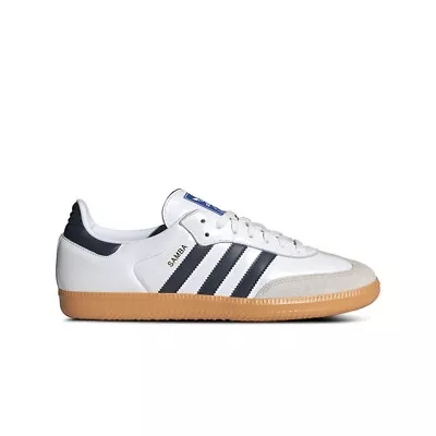 Adidas Originals Samba OG (FTWR WHITE/NIGHT INDIGO/GUM 3) Men's Shoes IF3814 • $109.99