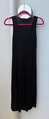 Massimo Dutti Black Button Dress Size Small • $20
