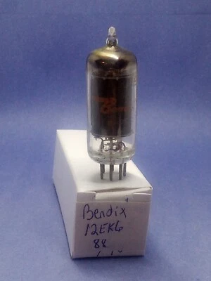 $4 • Buy Vintage Tested Strong Bendix 12EK6 Car Radio Audio Ham Radio Vacuum Tube