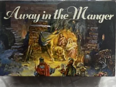 Mr. Christmas Away In The Manger Matchbox Music Box Christmas Scene Rotates • $29.99