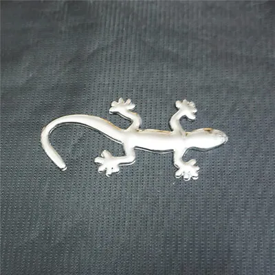 1PC Chrome Gecko Metal Badge Sticker Decal Emblem Motorsports 3D Racing Car Auto • $8.99