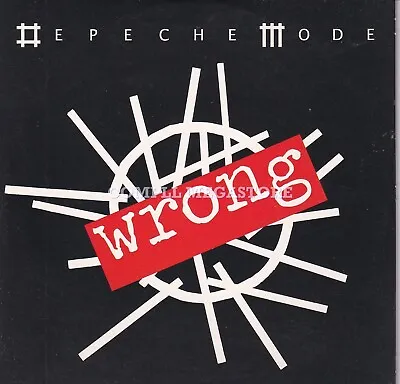 DEPECHE MODE - WRONG / 2009 CD Single (EU) OH WELL BLACK LIGHT ODYSSEY REMIX • $16