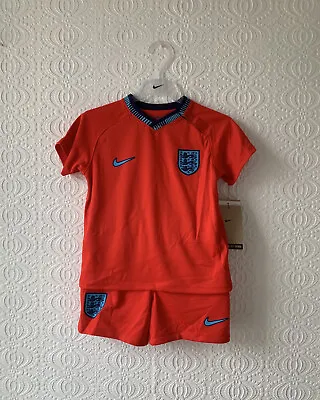 England Away Football Kit 2023 Baby Boys/Girls Size 24-36 Months BNWT • £14.99