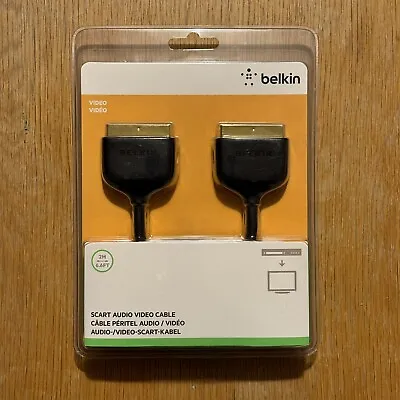 Belkin 2m SCART Male-to-male Video Audio Cable • £5