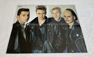 Depeche Mode Poster 1986 David Gahan Martin Gore Andy Fletcher Alan Wilder 1980s • $39