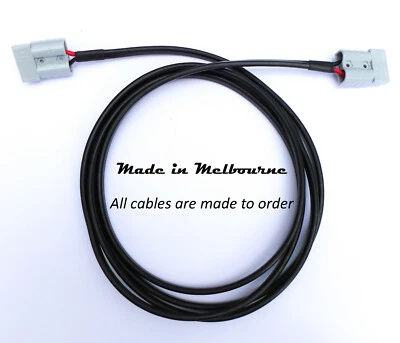 $31 • Buy 2m 50 Amp Anderson Plug Extension Lead 6mm Twin Core Automotive Cable