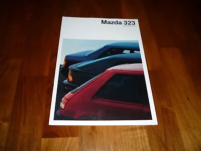 Mazda 323 LX And GLX And GT Brochure 09/1989 • $4.09