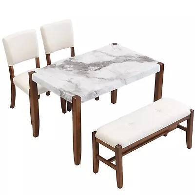 4-Piece Dining Table Set Dinette For Kitchen Modern Dining Furniture Set • $473