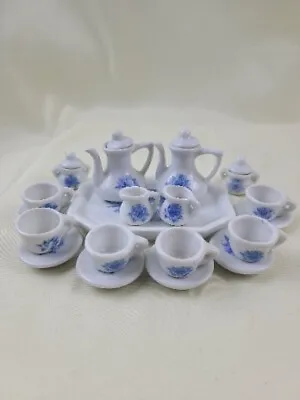 Vintage Miniature Yuri Craft China Tea Set 23 Piece Set  • $12