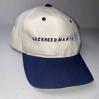 Vintage Lockheed Martin Military Space Aerospace Engineering Stitch Snapback Hat • $34.97