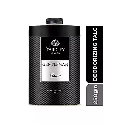 Yardley Gentleman Classic Deodorizing Talcum Powder 250gm / 8.8oz Talc • £20.75