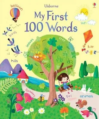 My First 100 Words (Big Books) By Felicity Brooks Book The Fast Free Shipping • $8.97