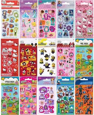 £2.49 • Buy Character Fun Stickers 6 Sheets Party Pack Loot Bag Fillers