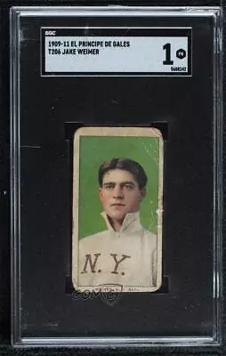 1909-11 T206 El Principe De Gales Back Jake Weimer SGC 1 • $165.10