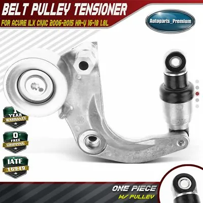 Belt Tensioner Assy W/Pulley For Acura ILX Civic 2006-2015 HR-V 2016-2018 1.8L • $29.29