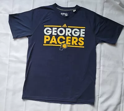 Men’s Adidas Indiana Pacers Paul George Adidas Tee Shirt Size L  • $17.99