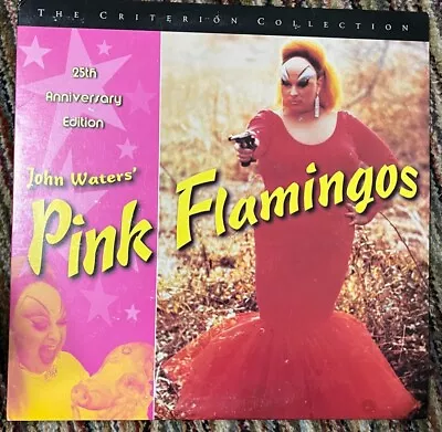 Pink Flamingos Laserdisc Criterion Collection John Waters Divine • $5