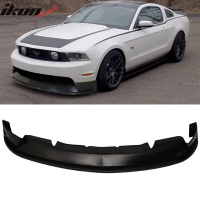 Fits 10-12 Ford Mustang GT V8 ST Style Unpainted Front Bumper Lip Spoiler - PU • $175.98