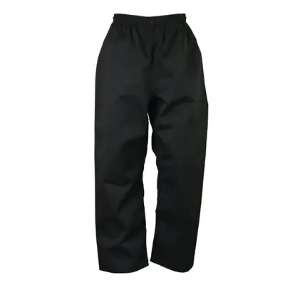 Martial Arts Karate Trouser Poly Cotton Black • £13.99