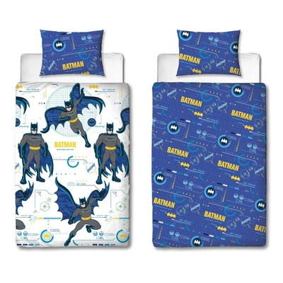 £13.75 • Buy Batman Tech Single Duvet Cover Set 2-in-1 Reversible Superhero DC Comic