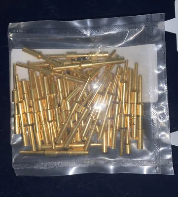 50 X Cannon ITT Veam Pin 27913-15T12 Gold Contacts - Look At Pics For Details • $92.21