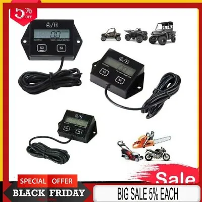 Digital Hour Meter/Tachometer For Marine Spark Mower Engine Motor New • $7.72