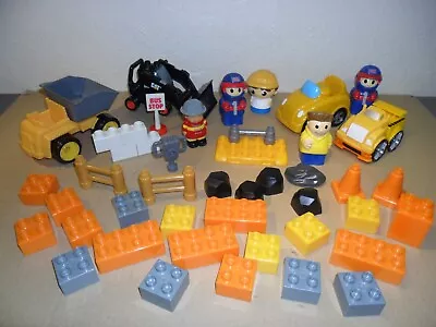 MEGA BLOK CONSTRUCTION SET (DiggersTrucksCarsMegga Block Bricks) • £1.99