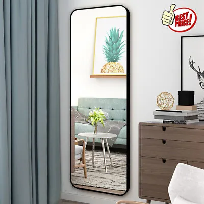 Long Mirror Wall Mounted Full Length Framed Dressing Mirror Bedroom Room Decor • £27.95