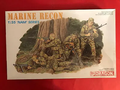Dragon 3313 1:35 Scale ‘NAM’ Series Marine Recon Sealed 4 Figures In Kit • $19.75