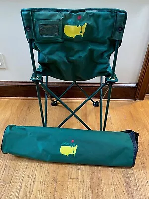 Masters Golf Tournament Folding Chair With Bag New With Tags & Unused Name Tag • $95