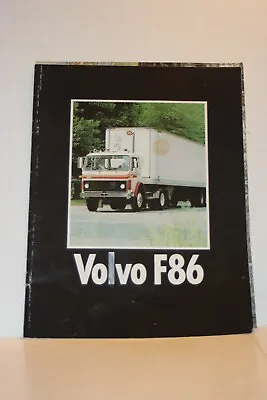 1977 Volvo F86  Truck Dealer Sales Brochure • $9.99