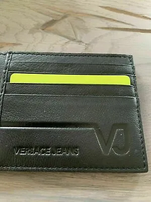 Versace Jeans Purse Card Case Wallet Bag Card Holder Money Bag Portemonnaie • $140.53