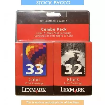 80d2951 Lexmark 32/33 Ink Ctg Black/color 2-pack • £120.26