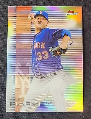 2016 Topps Finest #104 - MATT HARVEY - Short Print REFRACTOR  • $3.50