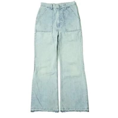SUPP. No One Else Cut-off Flared Denim Pants 122-2001 1 Indigo High Waist Jeans • $62