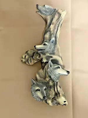 Walk In The Country Natural Hunters Amanda Hughes Lubeck Wolves Wall Figure Wolf • £25