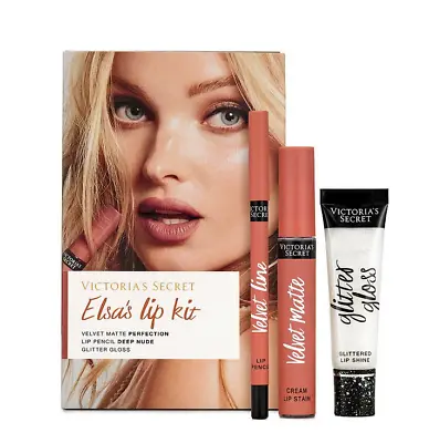 Victoria's Secret Elsa's Lip Kit: Perfection Deep Nude Glitter Gloss • $67.53