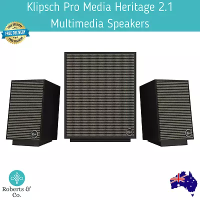 Klipsch Pro Media Heritage 2.1 Multimedia Speakers Bluetooth Speakers • $649.96