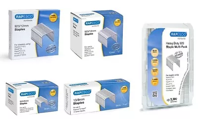 Rapesco Staples Heavy Duty 923/8 923/12 13/8 13/6 • £5.99