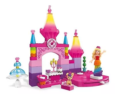 Mega Bloks - Barbie Rainbow Princess Castle Building Kit - 81 PCS - DPL00 • $31.44