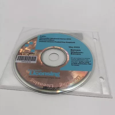 Microsoft Windows Server 2003 Volume License CD Installer • $20