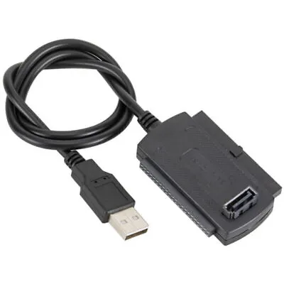 USB2.0 To SATA PATA IDE 2.5 3.5 Inch Hard Drive Disk SSD Adapter Converter Cable • £8.73